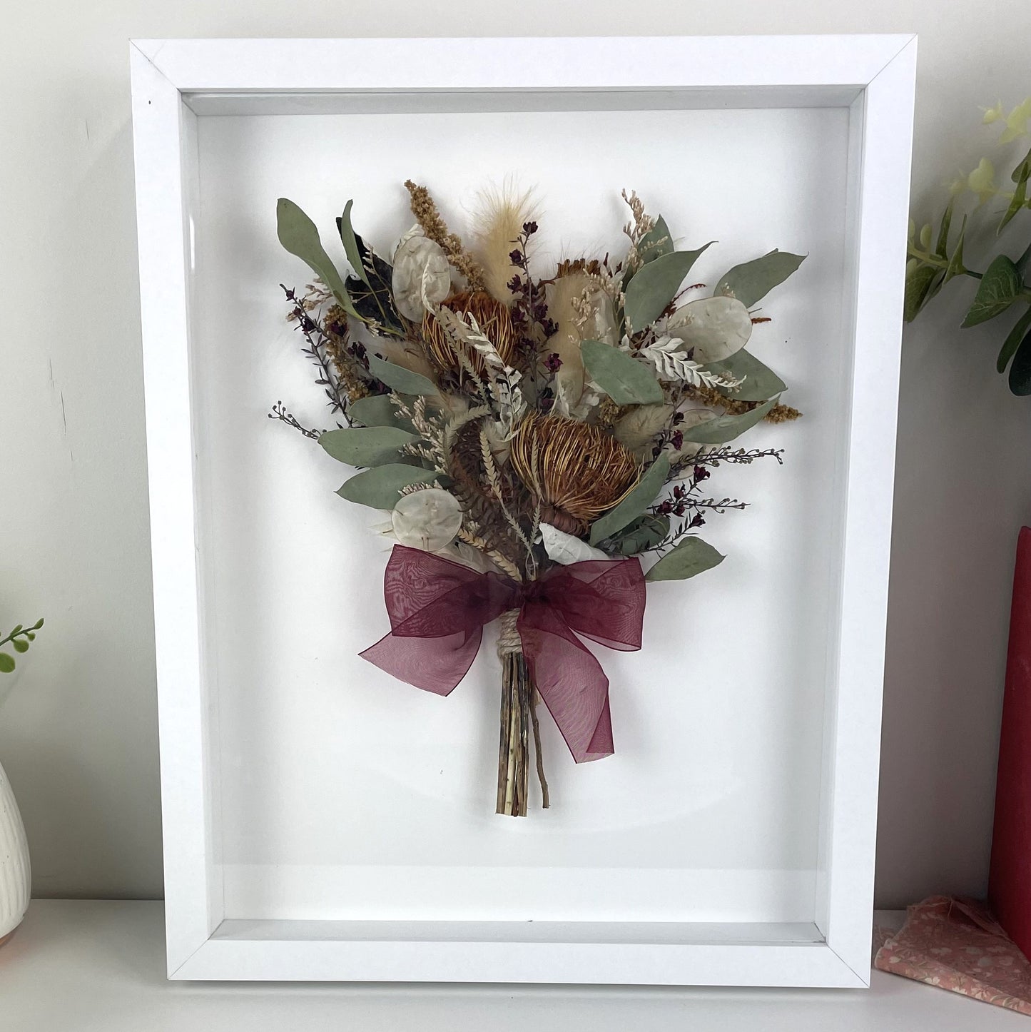 Floral shadow box