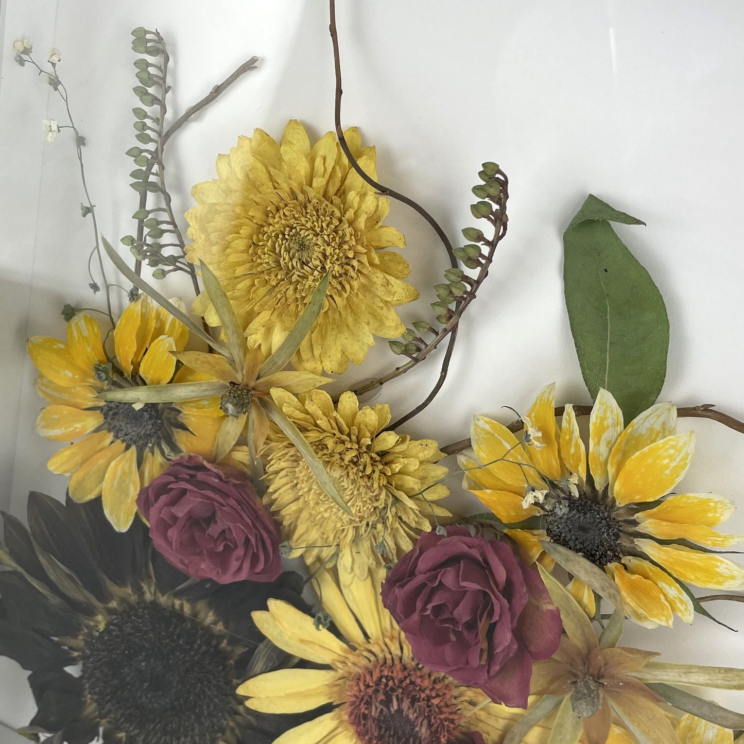 Floral shadow box
