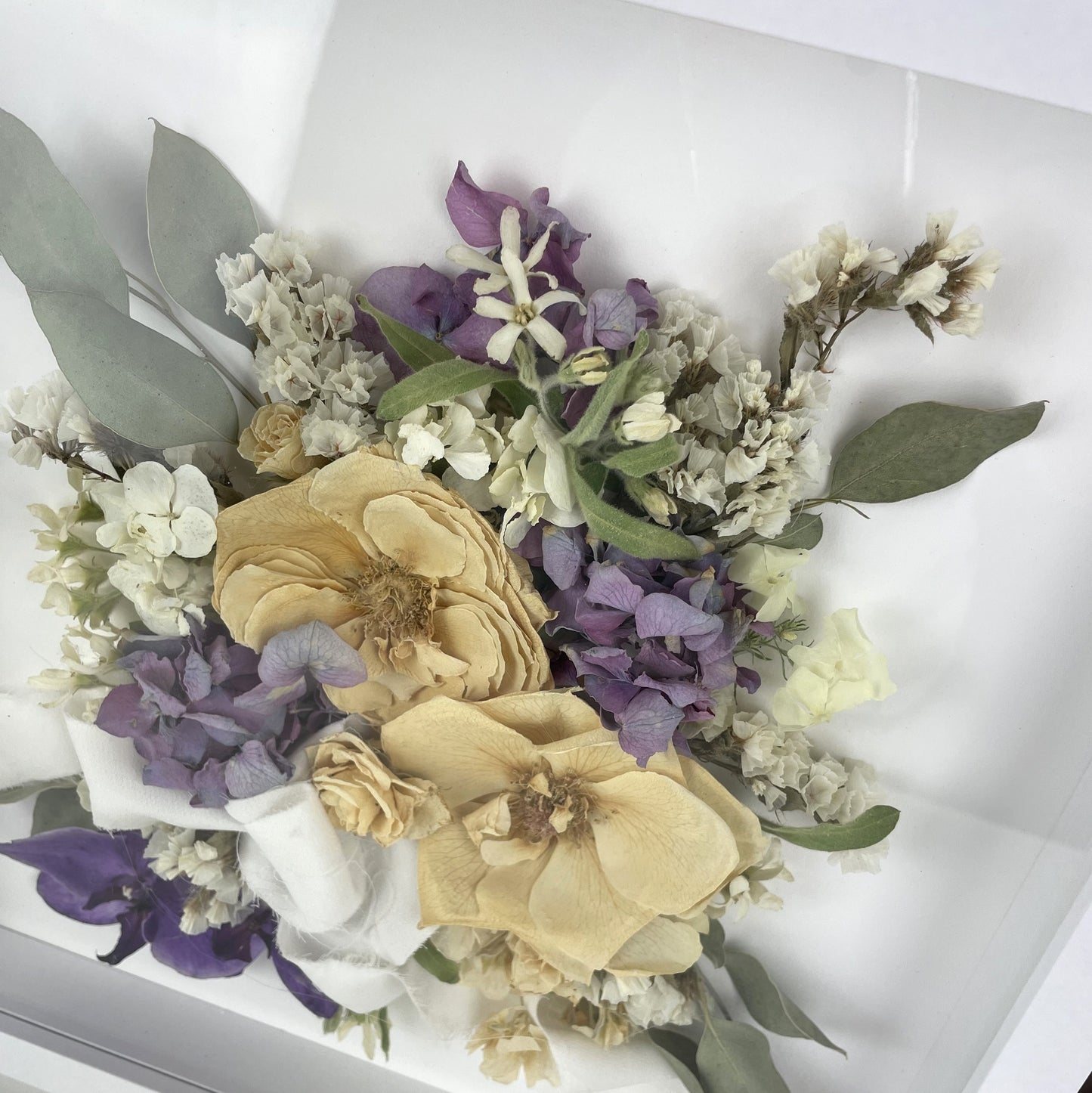 Floral shadow box