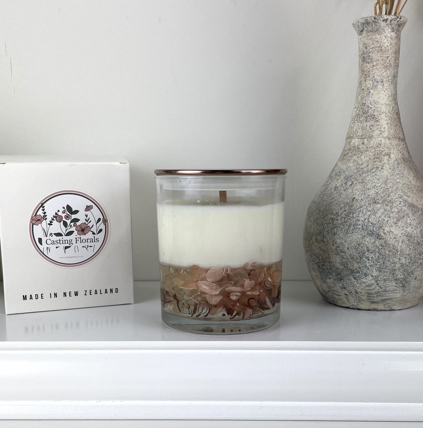 Floral Wax Candles