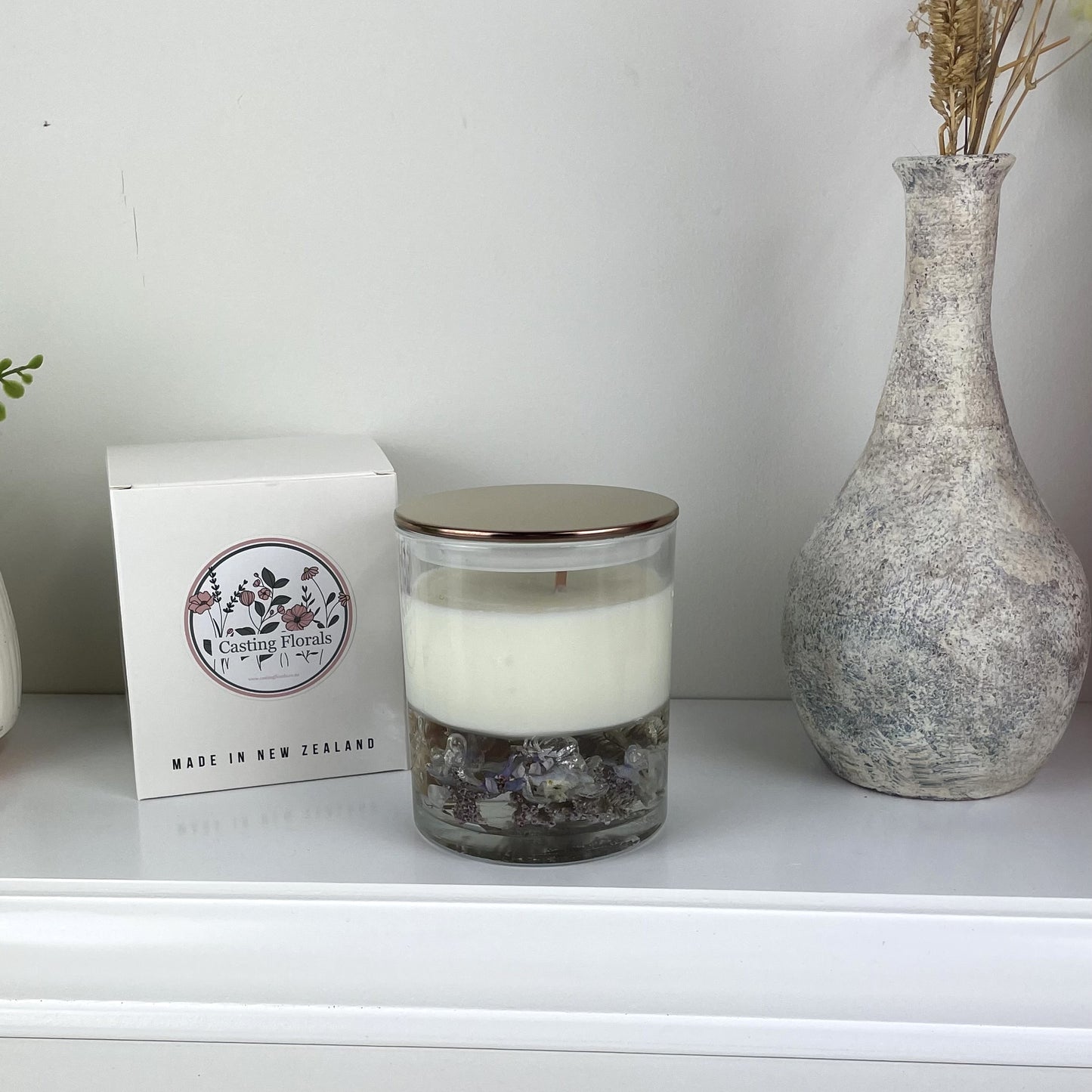Floral Wax Candles