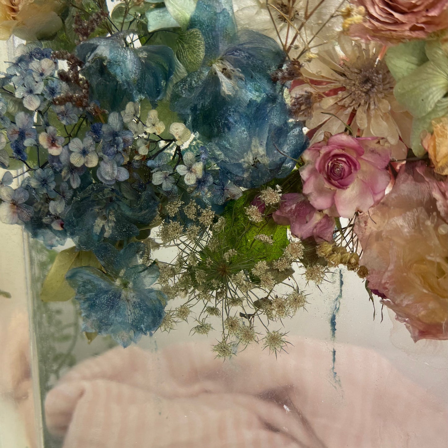 Resin Block 400mmx275mm Floral Art