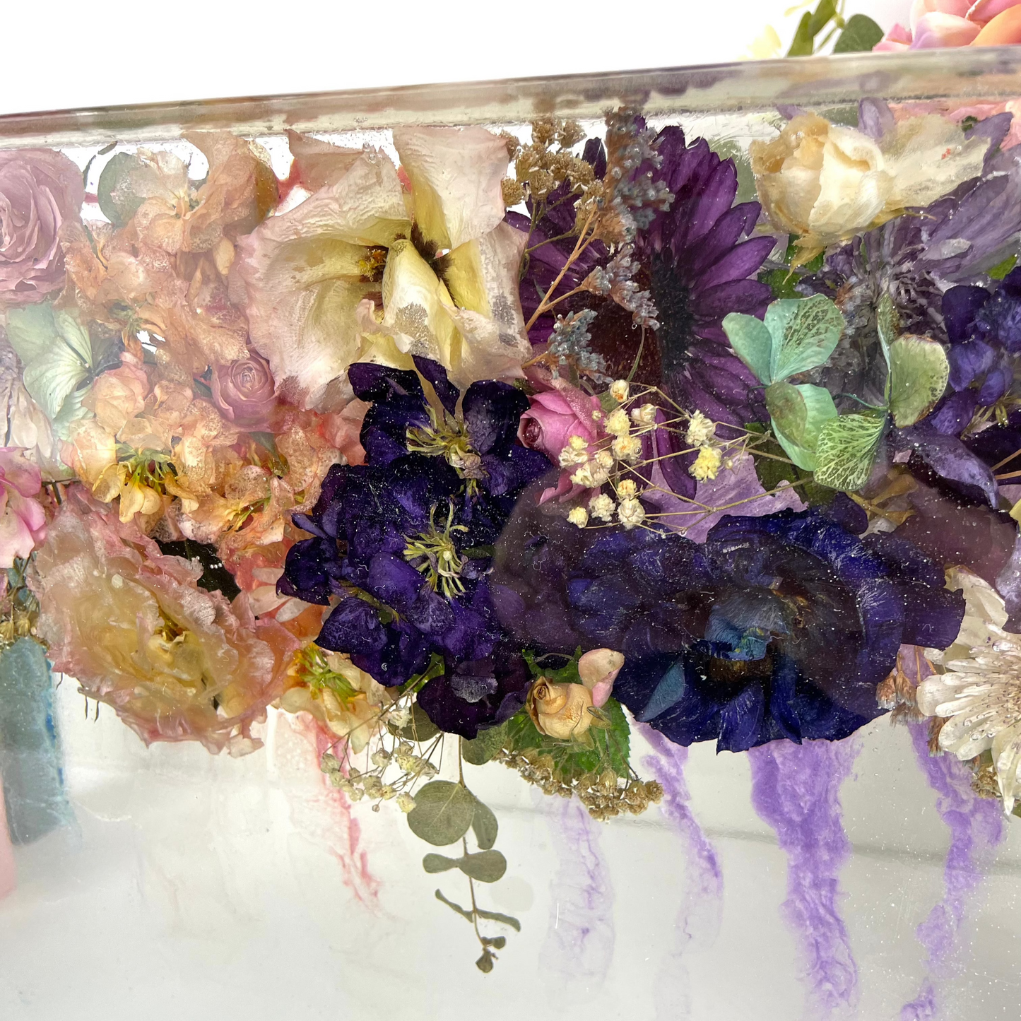 Resin Block 400mmx275mm floral