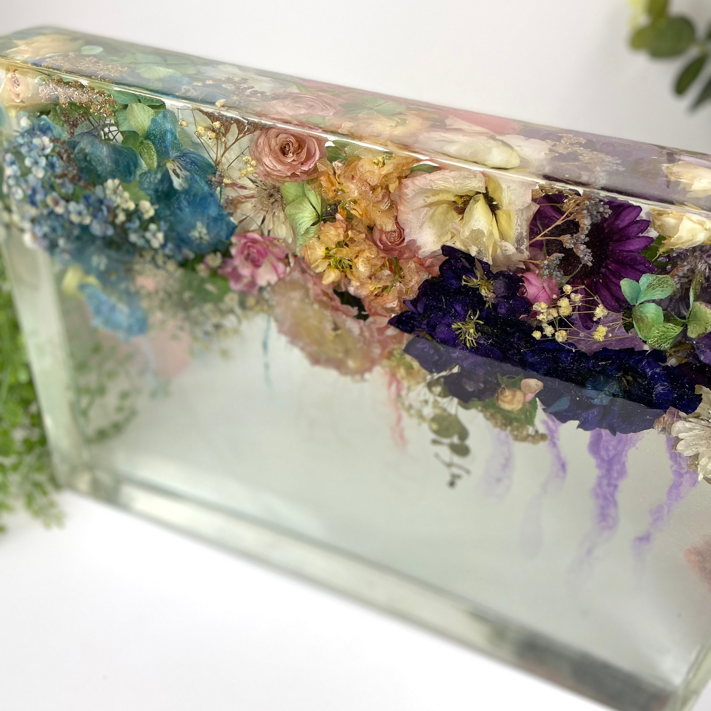 Resin Block 400mmx275mm floral
