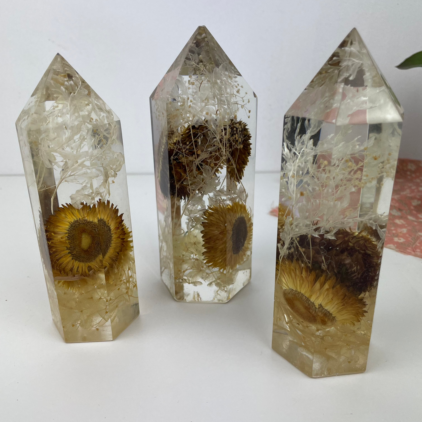 Flower Towers - set of three