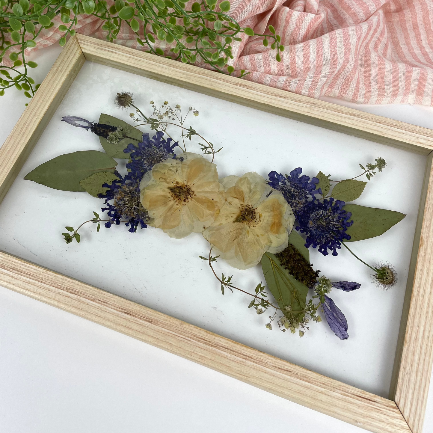 Wall hanging Pressed Flower
