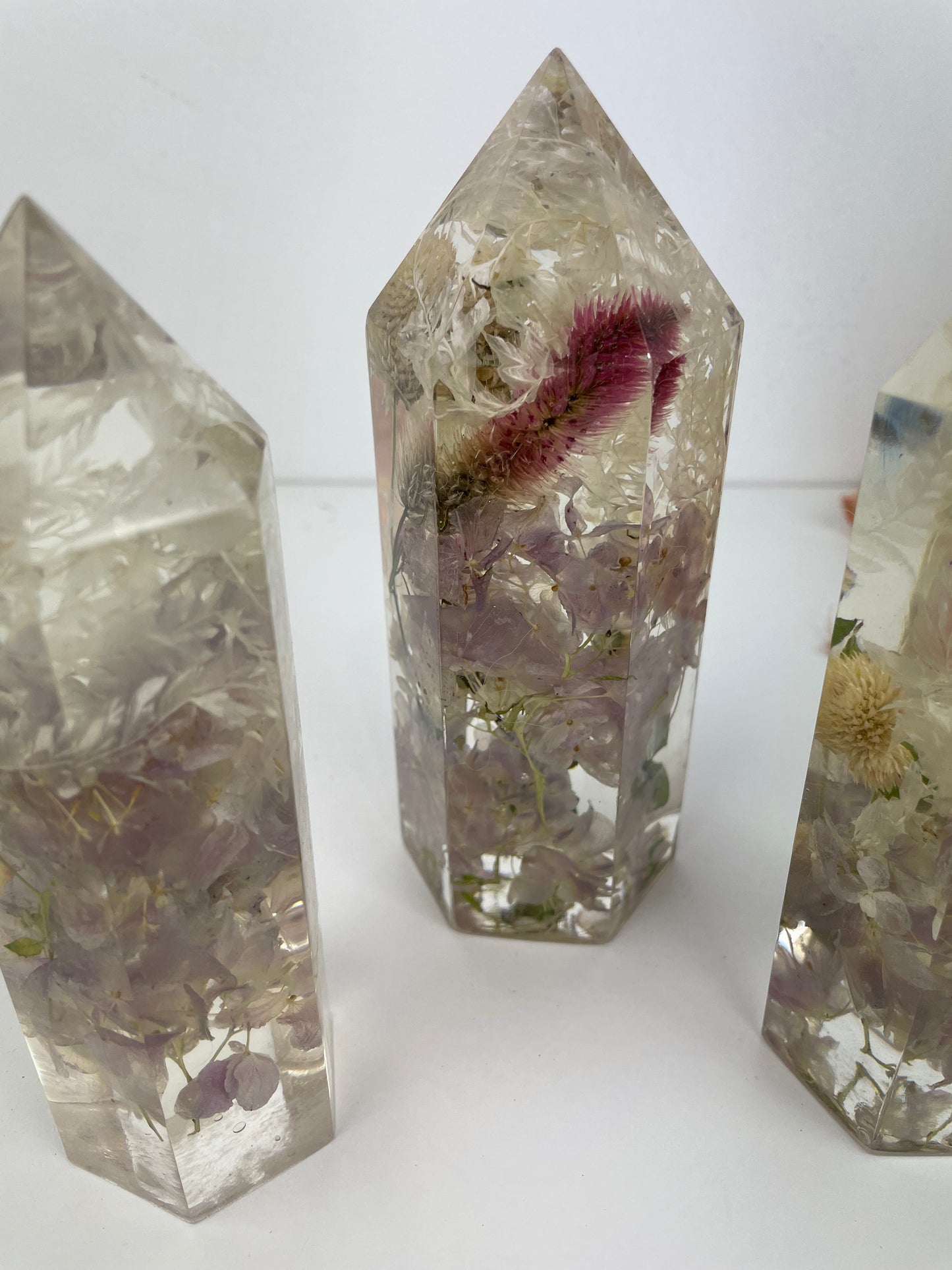 Flower Towers - set of three