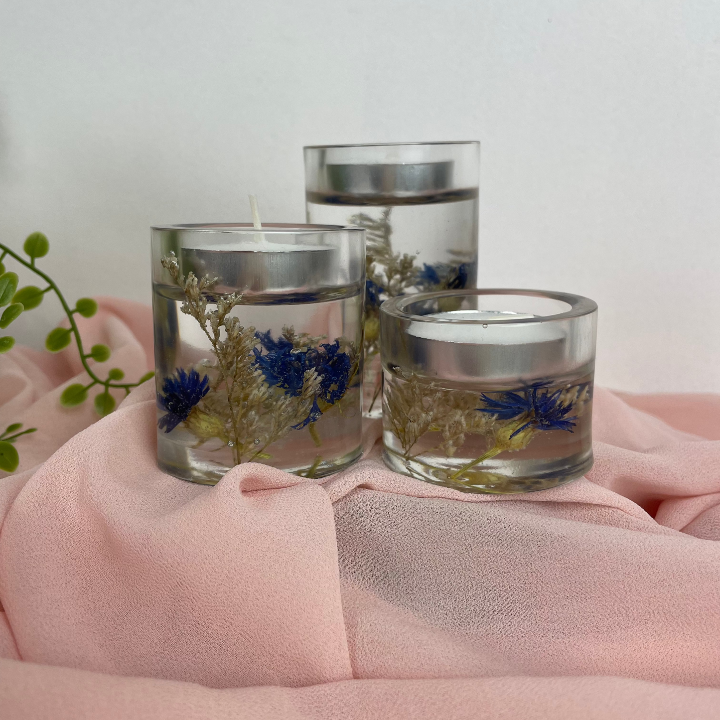 Candle holders set of three