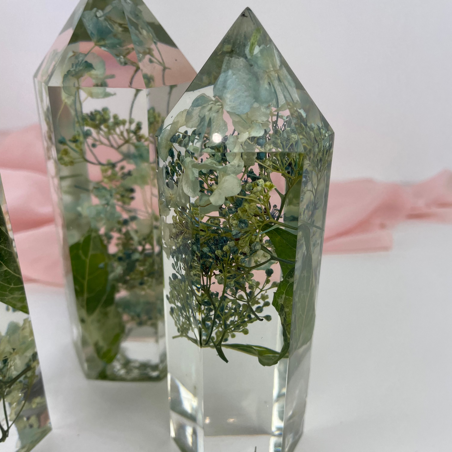 Flower Towers - set of three
