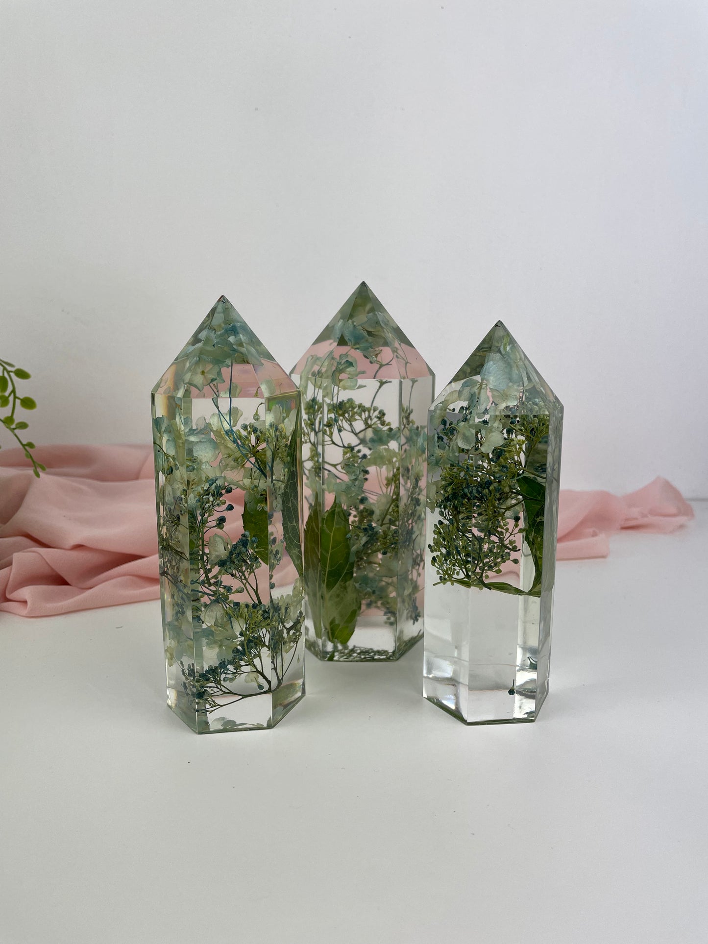 Flower Towers - set of three