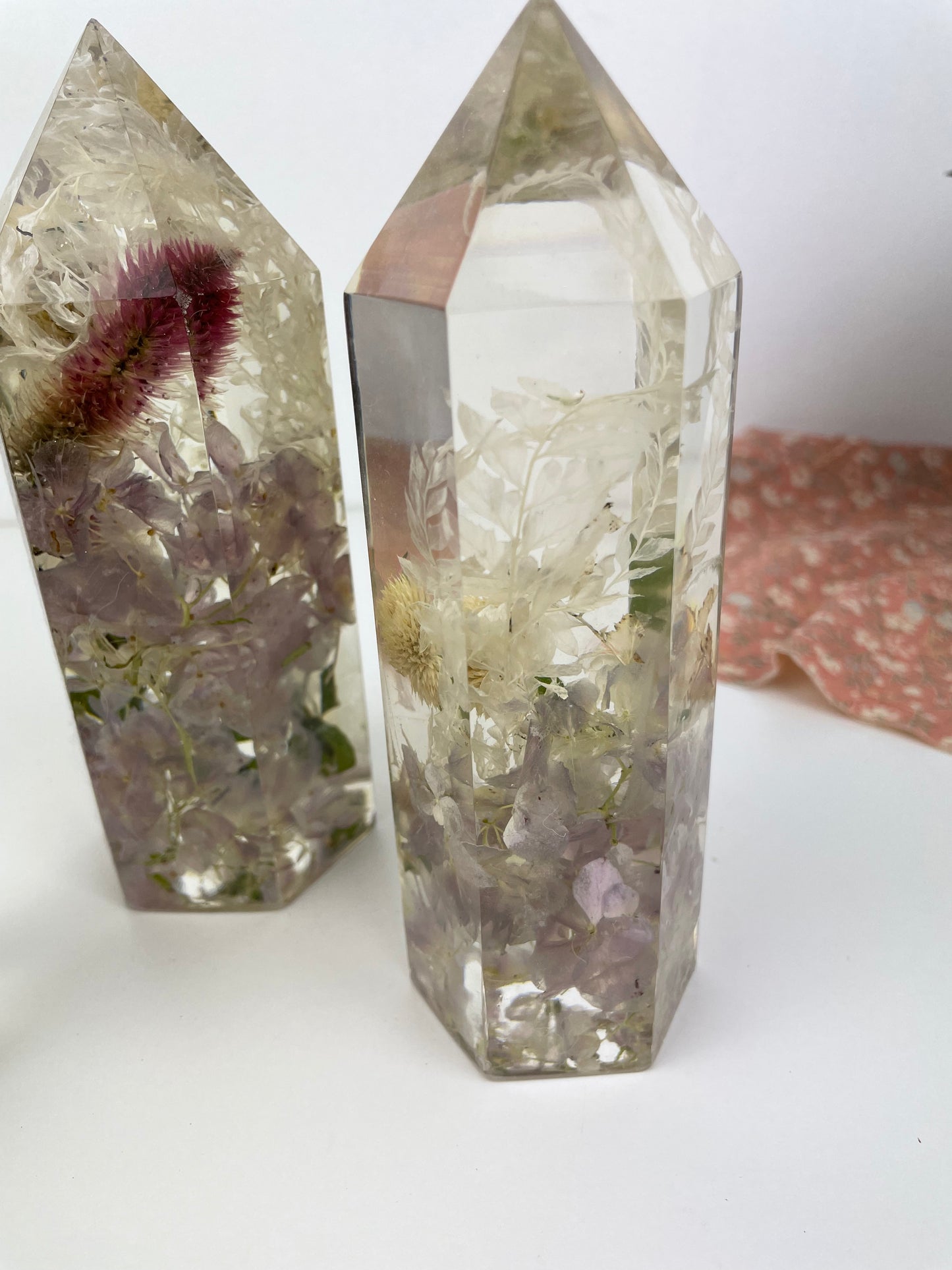 Flower Towers - set of three