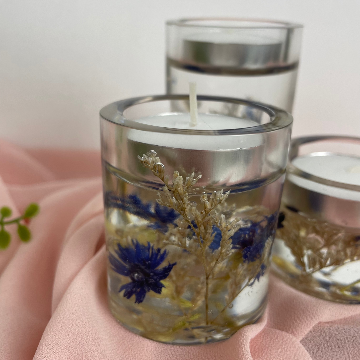 Candle holders set of three