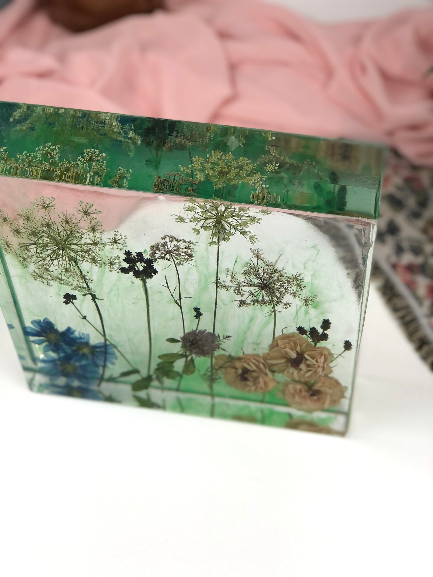Resin Block Wild florals