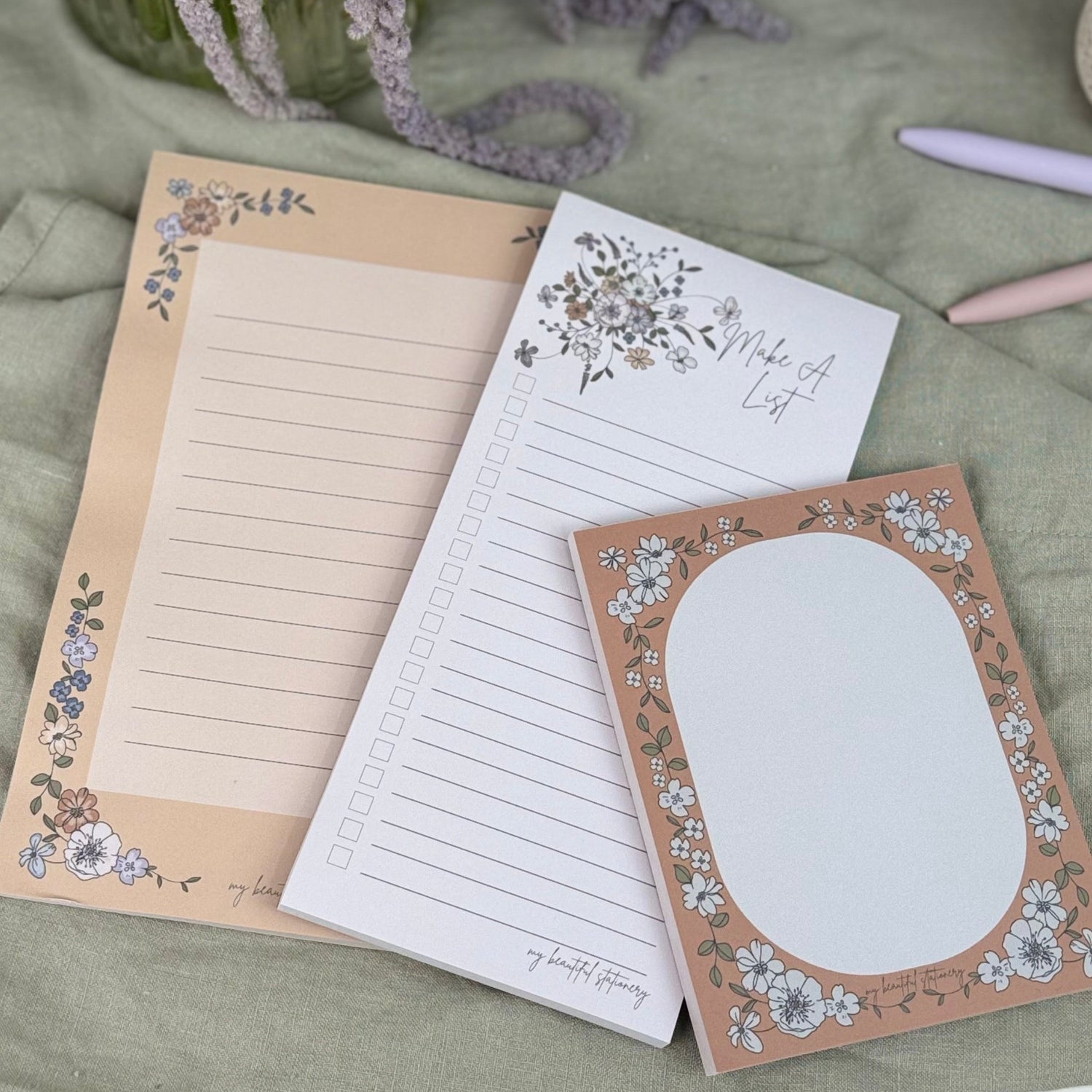 Floral Stationery