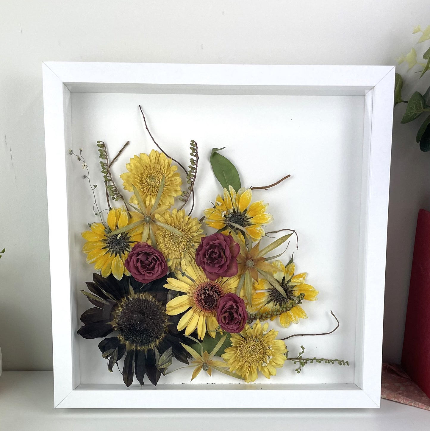 Floral shadow box