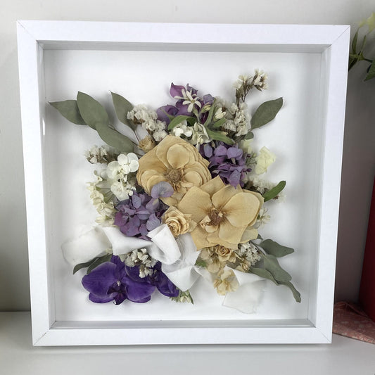 Floral shadow box