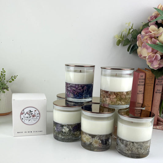 Floral Wax Candles