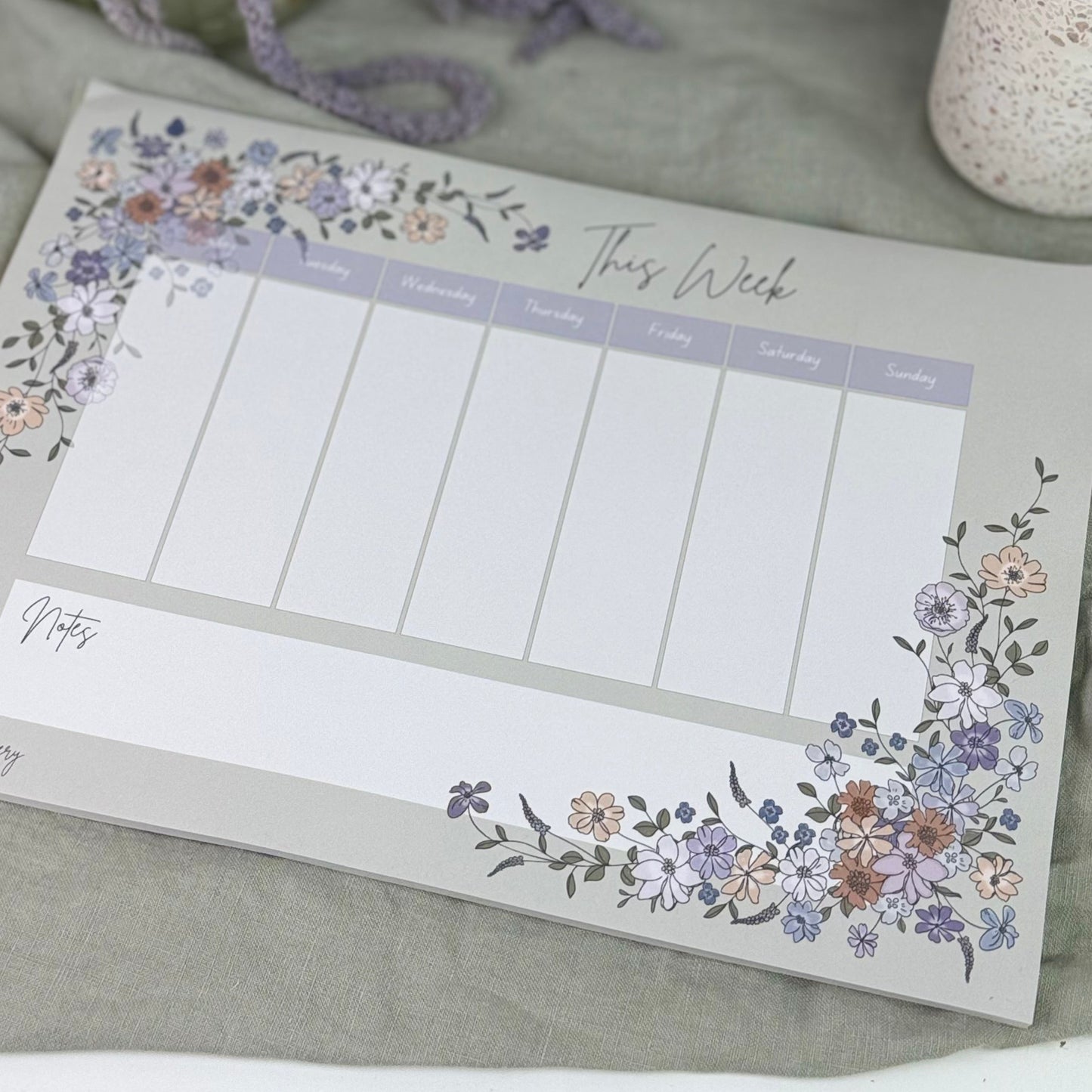Floral Notepads