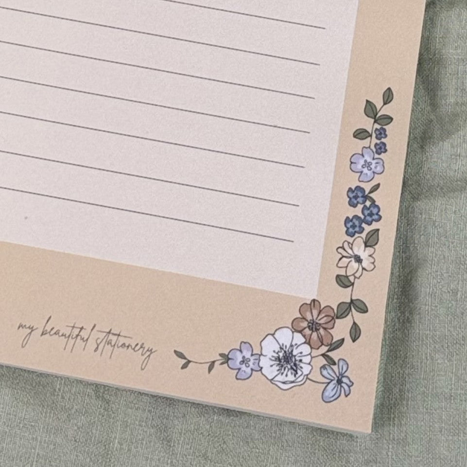 Floral Notepads