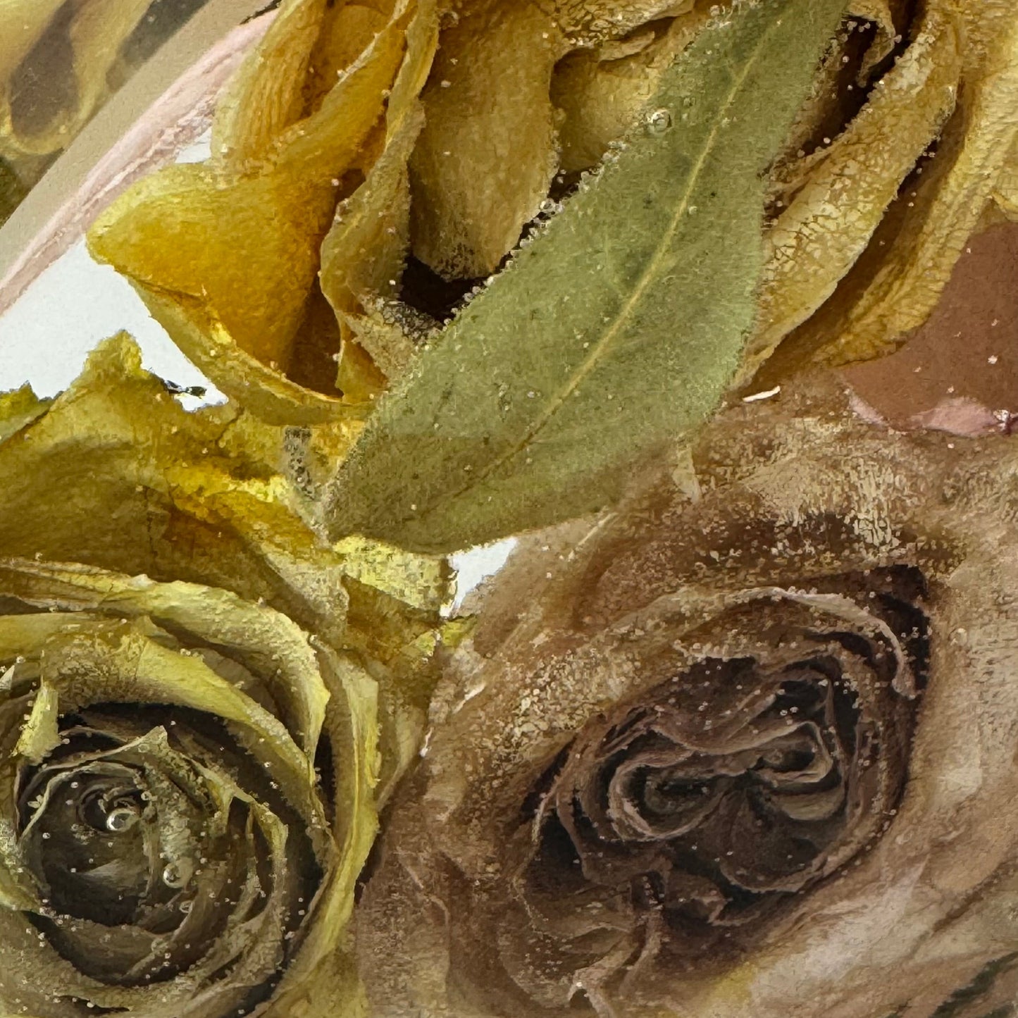 Resin Floral Bookend | Dried Flowers | NZ Made