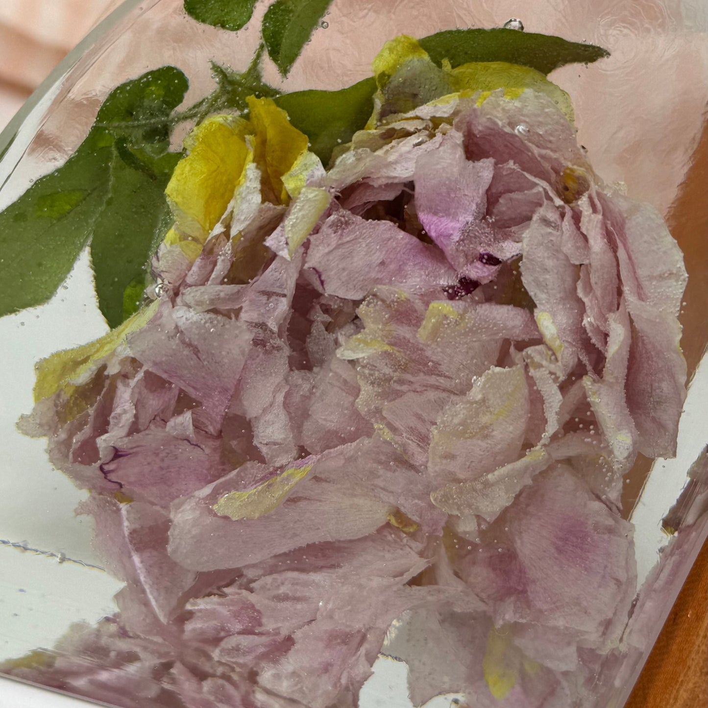 Resin Floral Bookend | Dried Flowers | NZ Made
