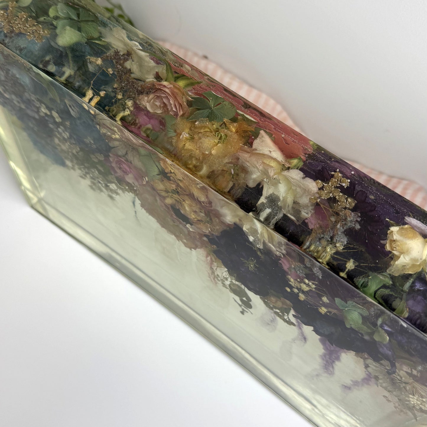 Resin Block 400mmx275mm Floral Art