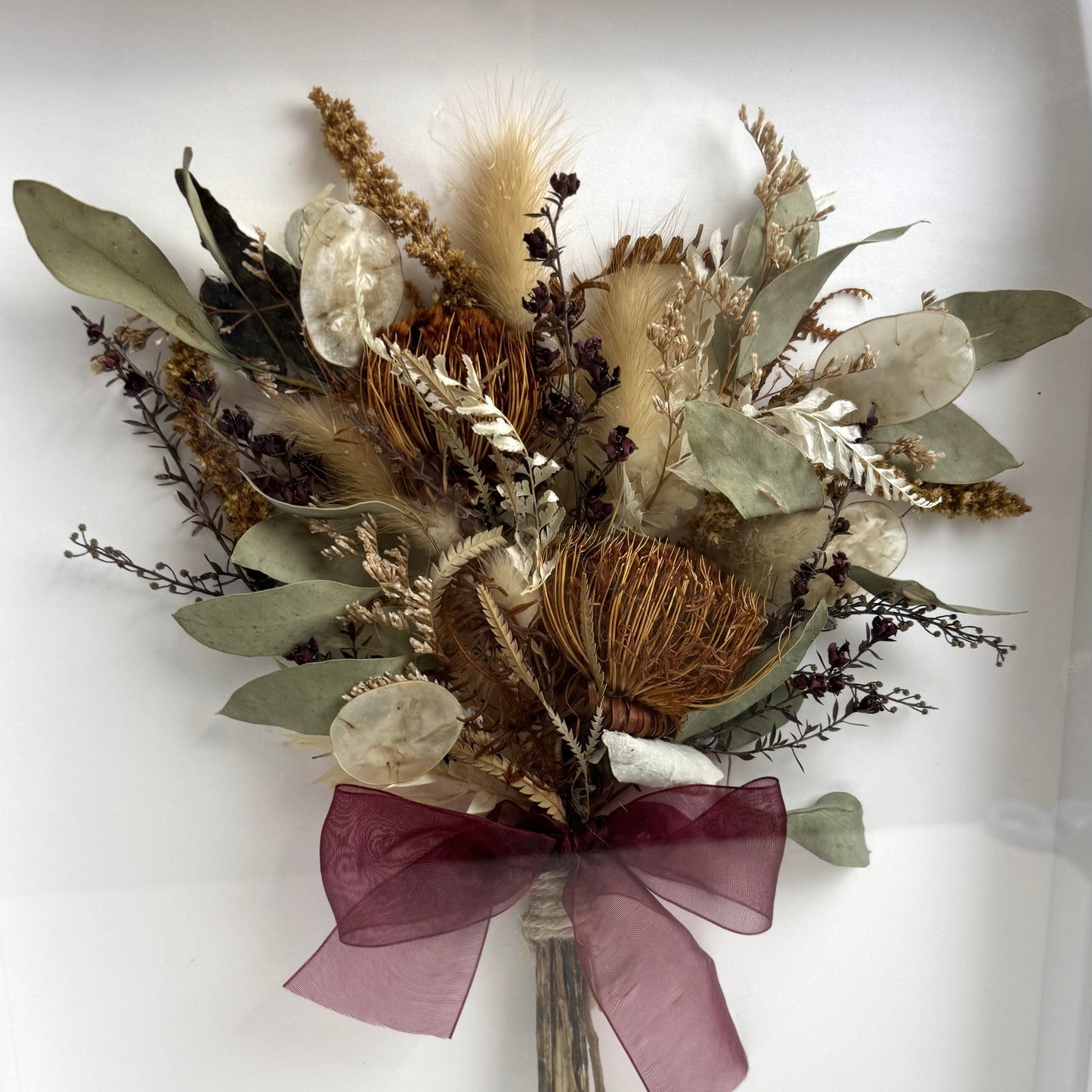 Floral shadow box 305mmx380mm