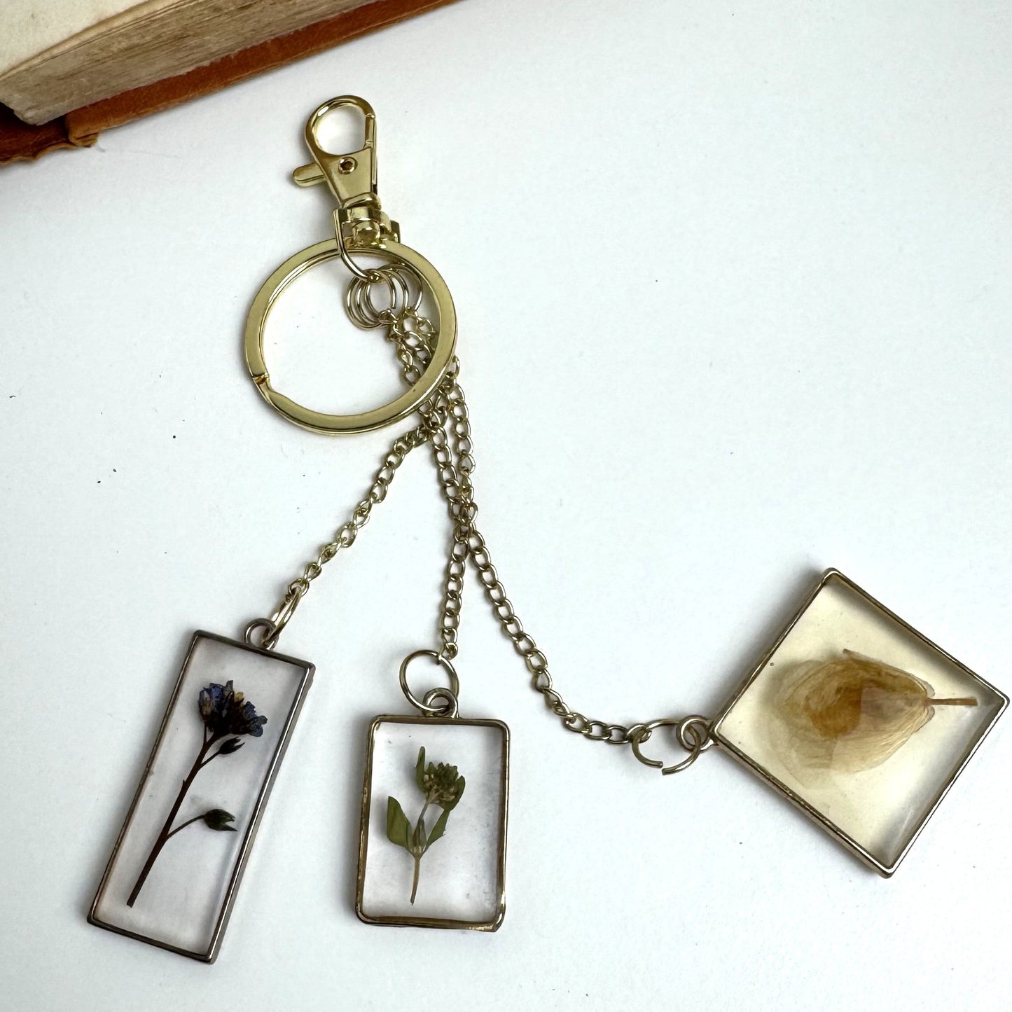 Botanical Charm Keyring