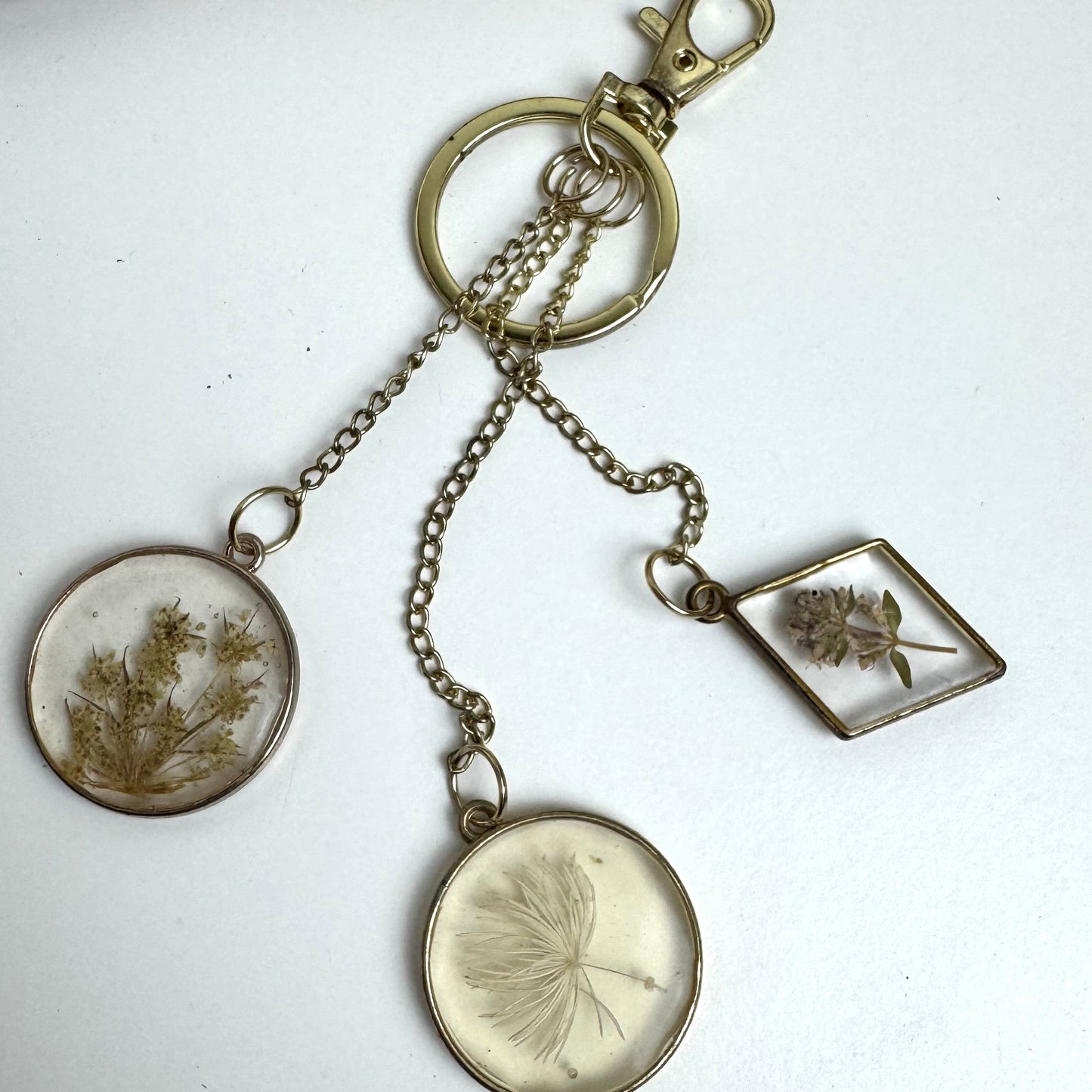 Botanical Charm Keyring