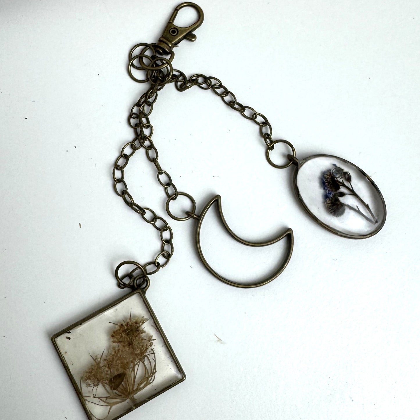 Botanical Charm Keyring