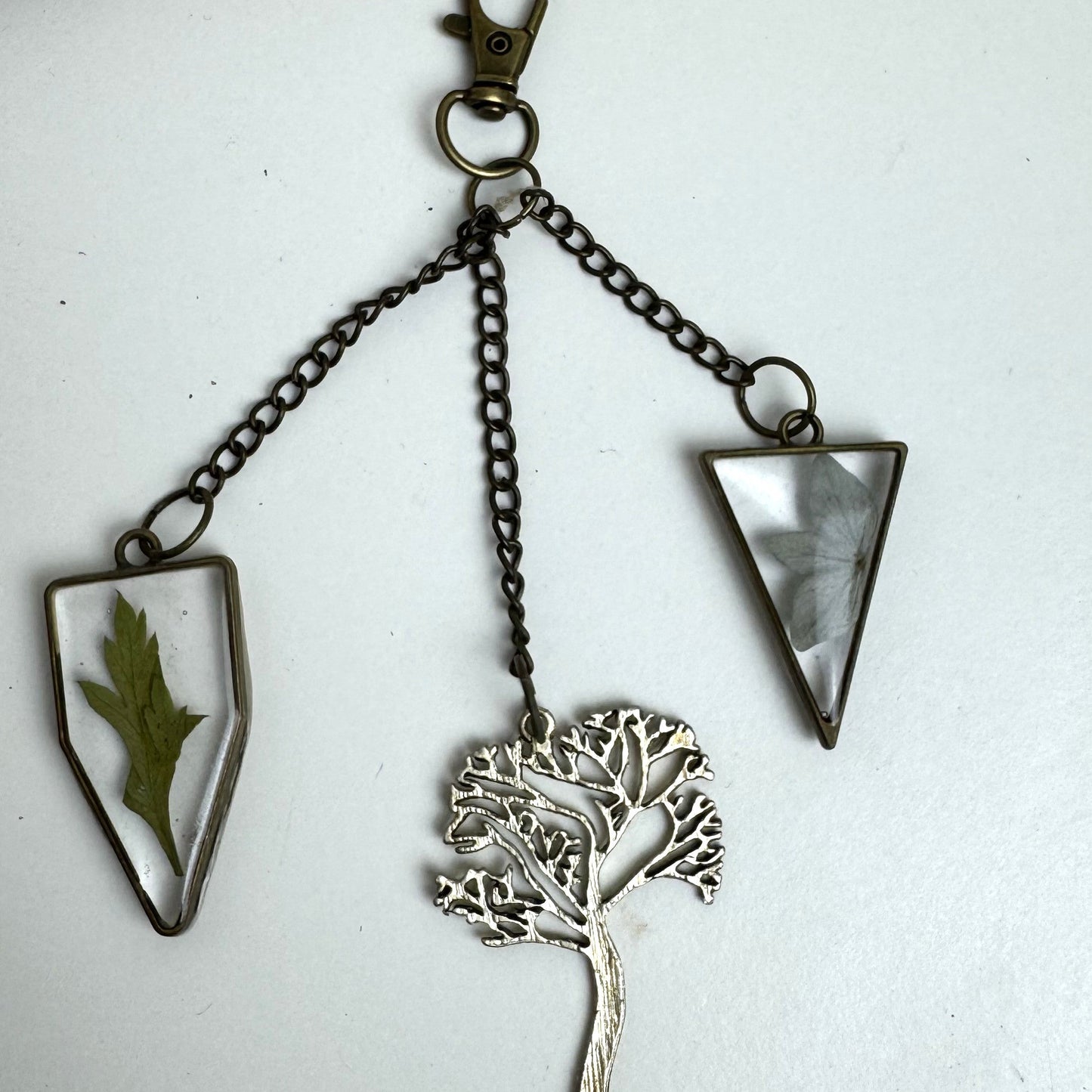 Botanical Charm Keyring