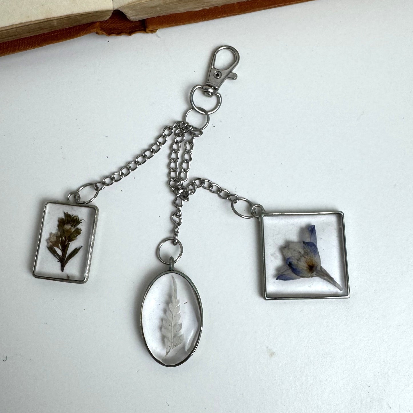 Botanical Charm Keyring