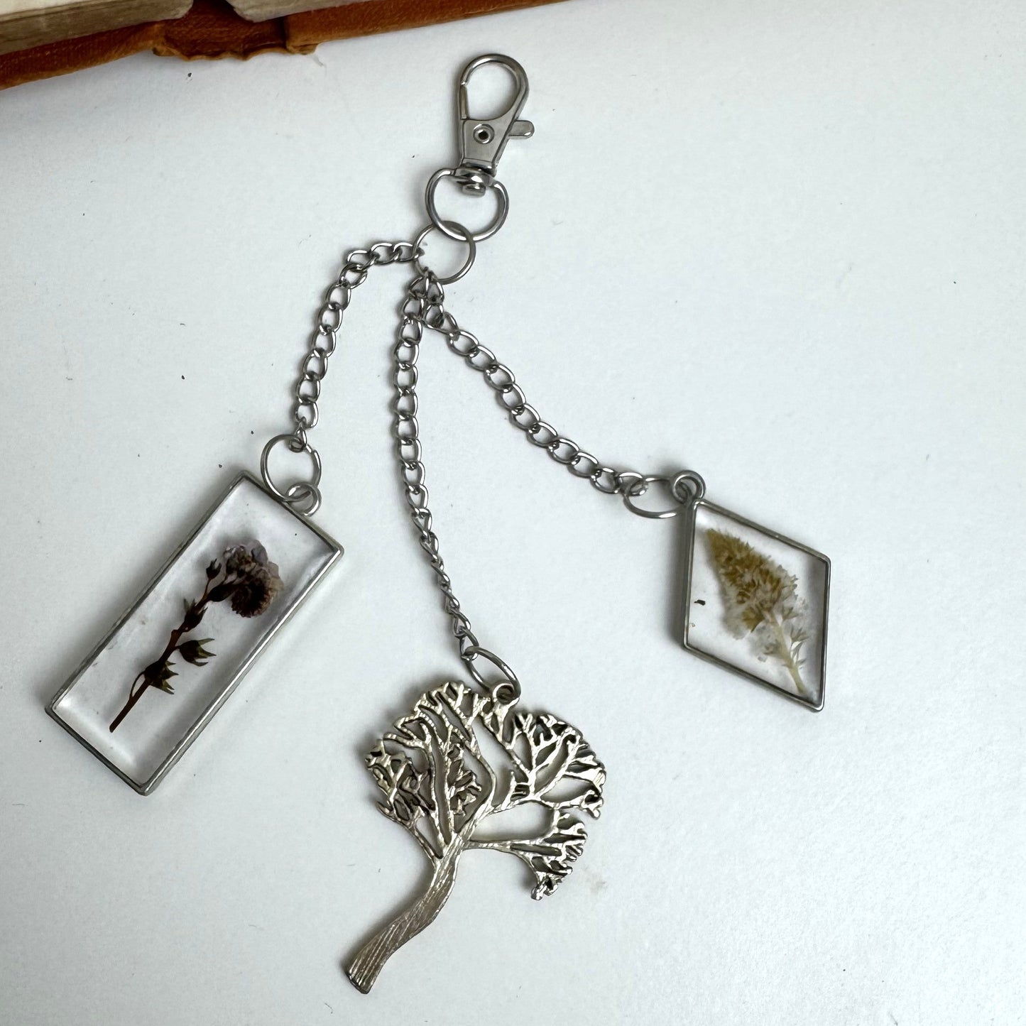 Botanical Charm Keyring