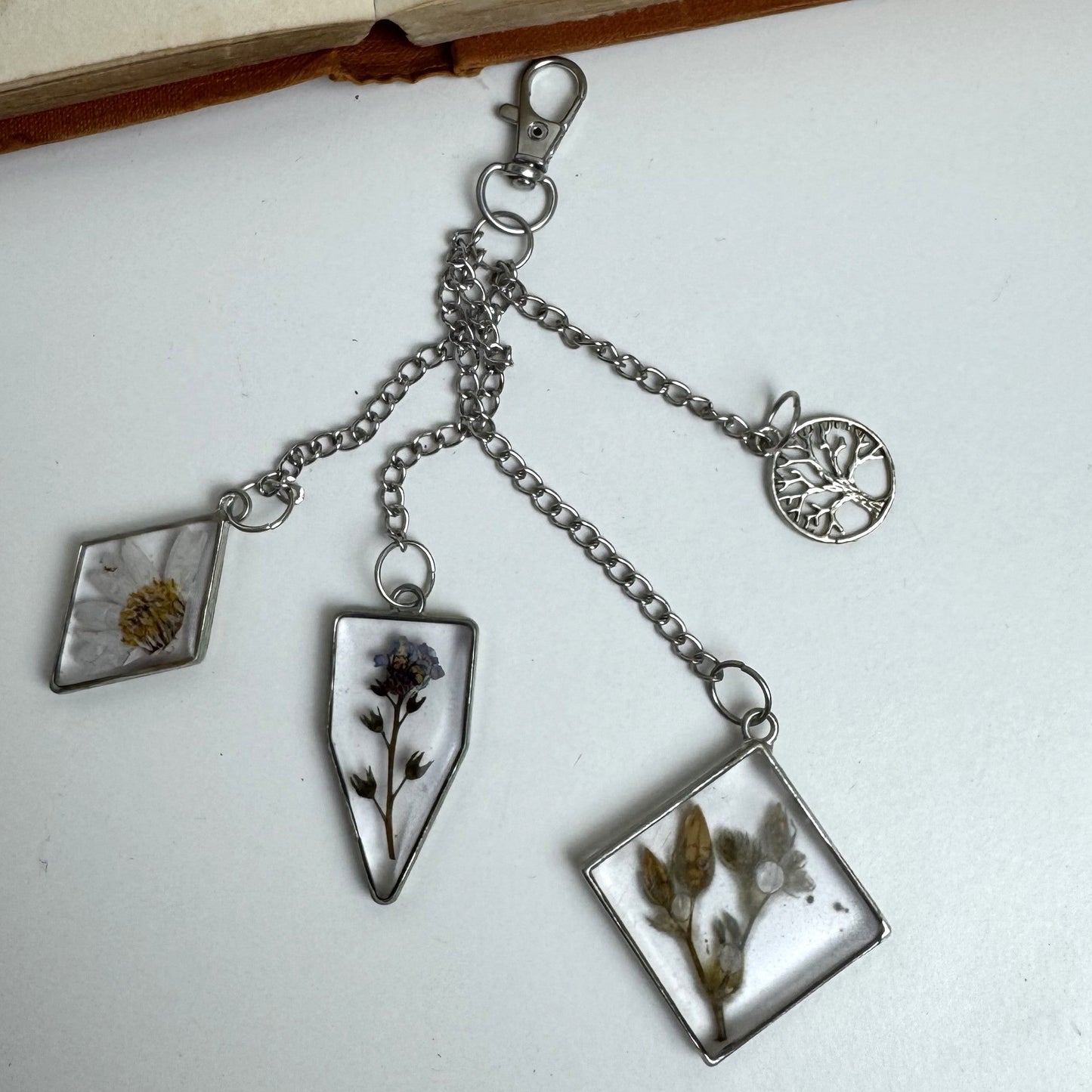 Botanical Charm Keyring