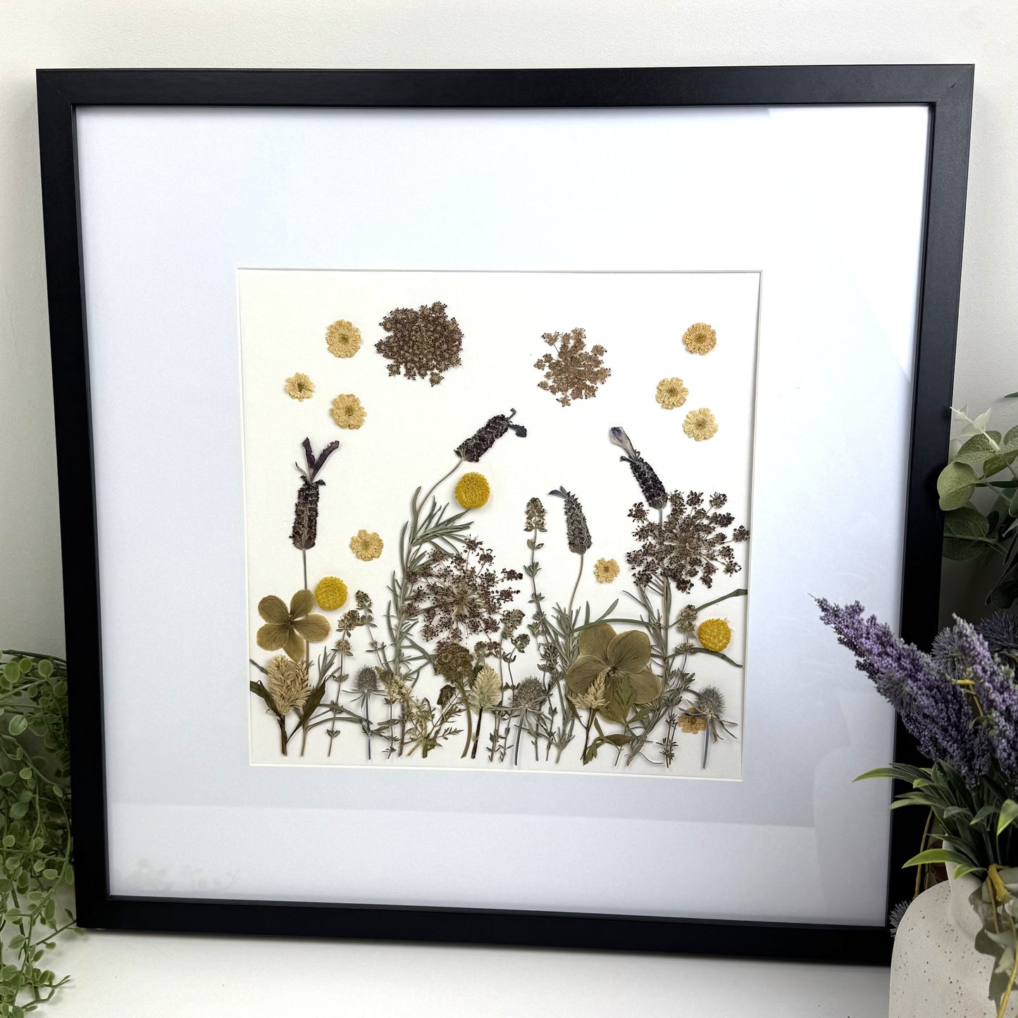 480x480 Pressed flower Frames