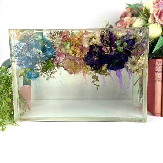 Resin Block 400mmx275mm floral