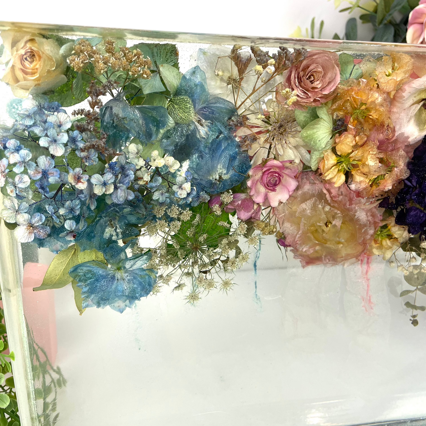 Resin Block 400mmx275mm floral