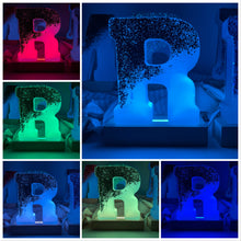 Load image into Gallery viewer, LED, Glow in the dark, Letter Night Lights
