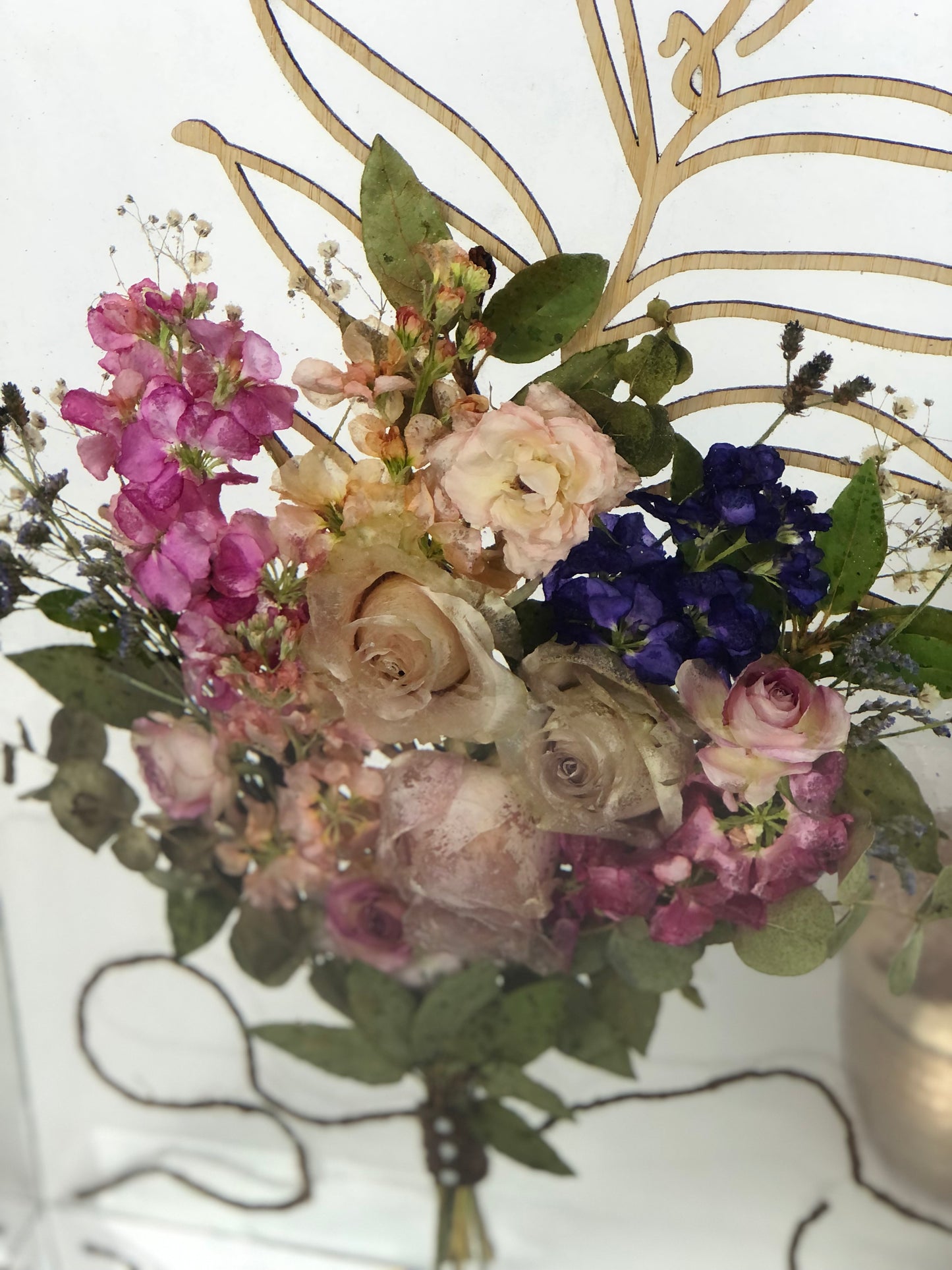 Resin Block Totara bouquet