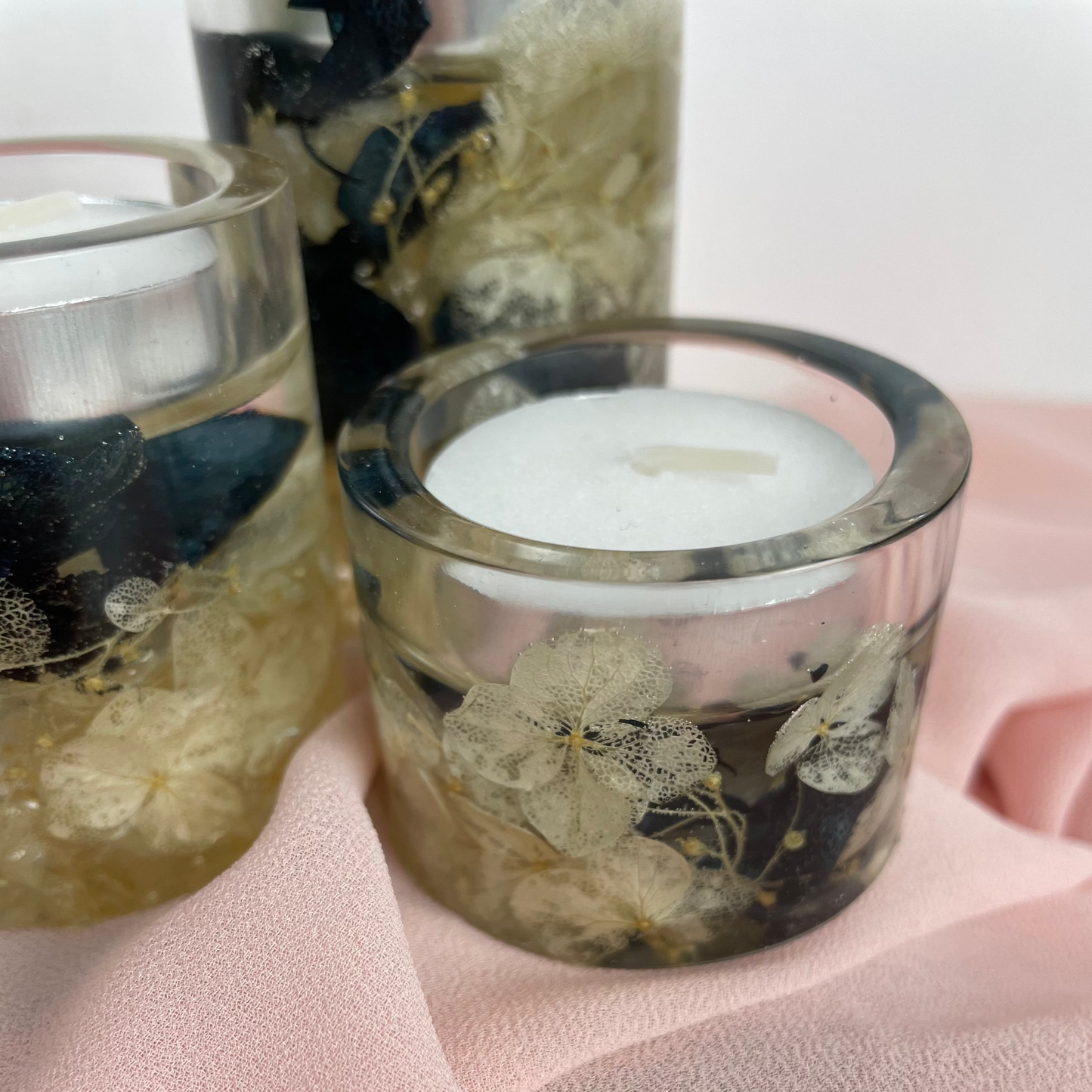 Candle holders set of three