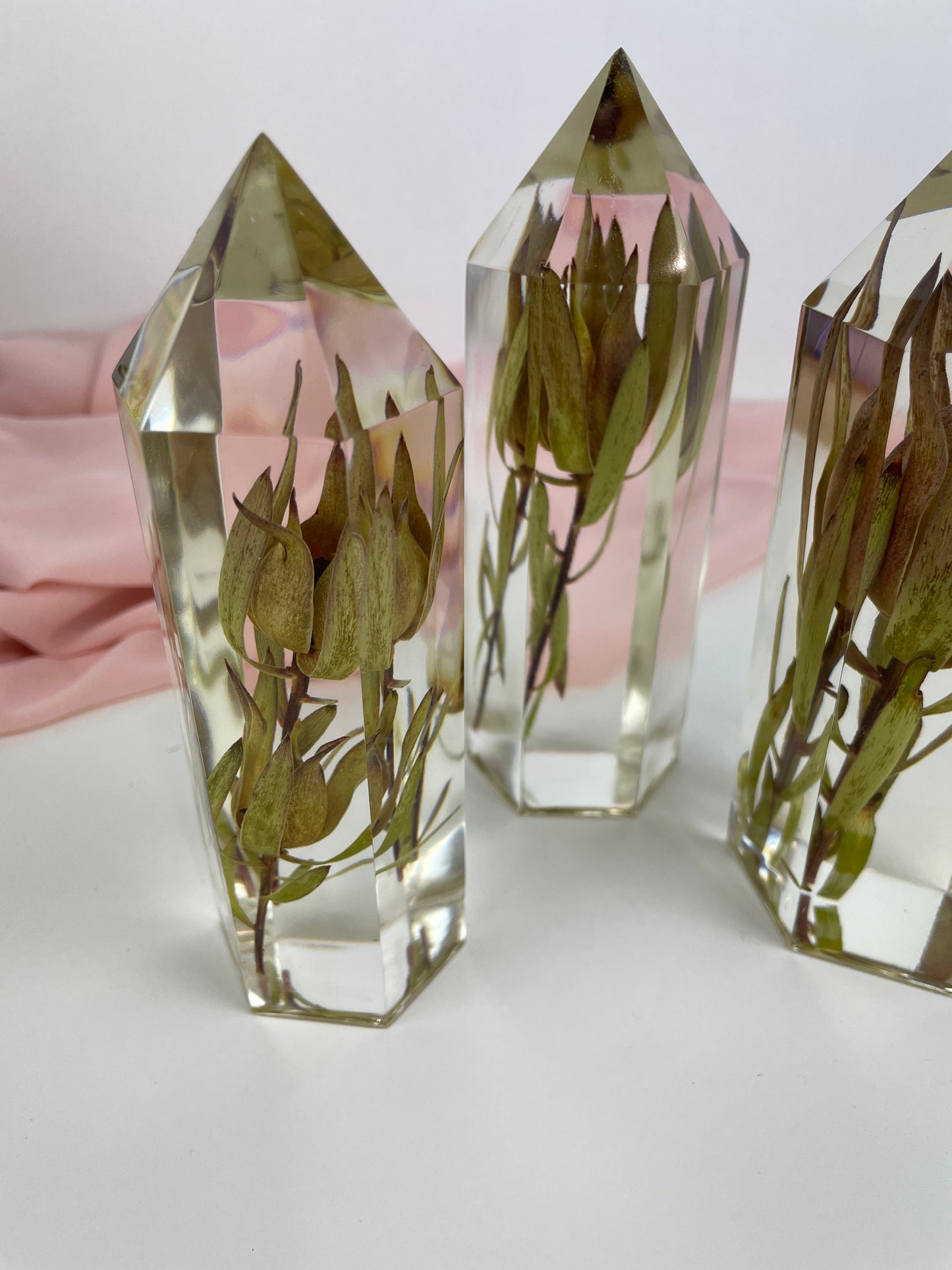 Flower Towers - set of three