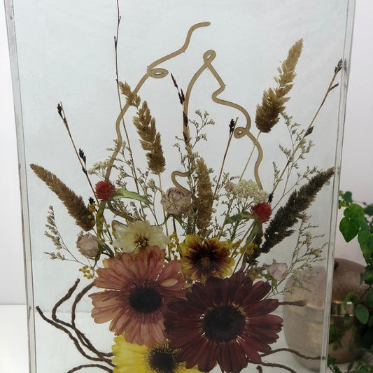 Resin Block Gerbera puriri resin bouquet