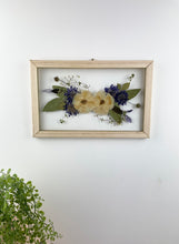 Load image into Gallery viewer, Pressed Flower wall hanging
