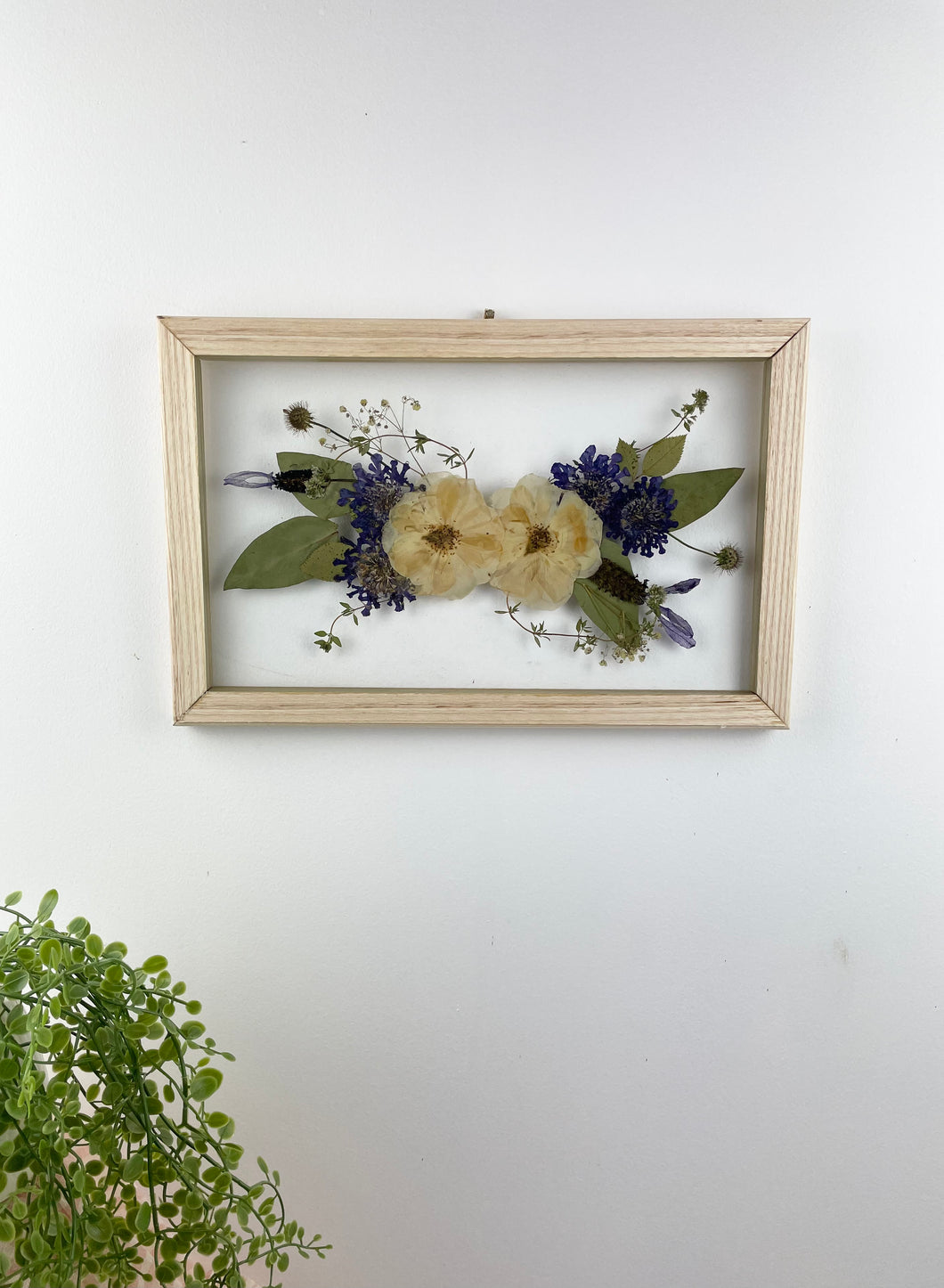 Pressed Flower wall hanging