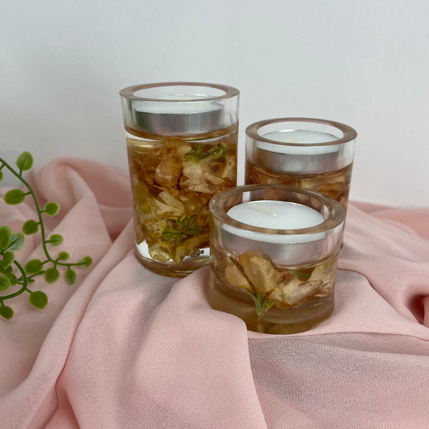 Candle holders set of three