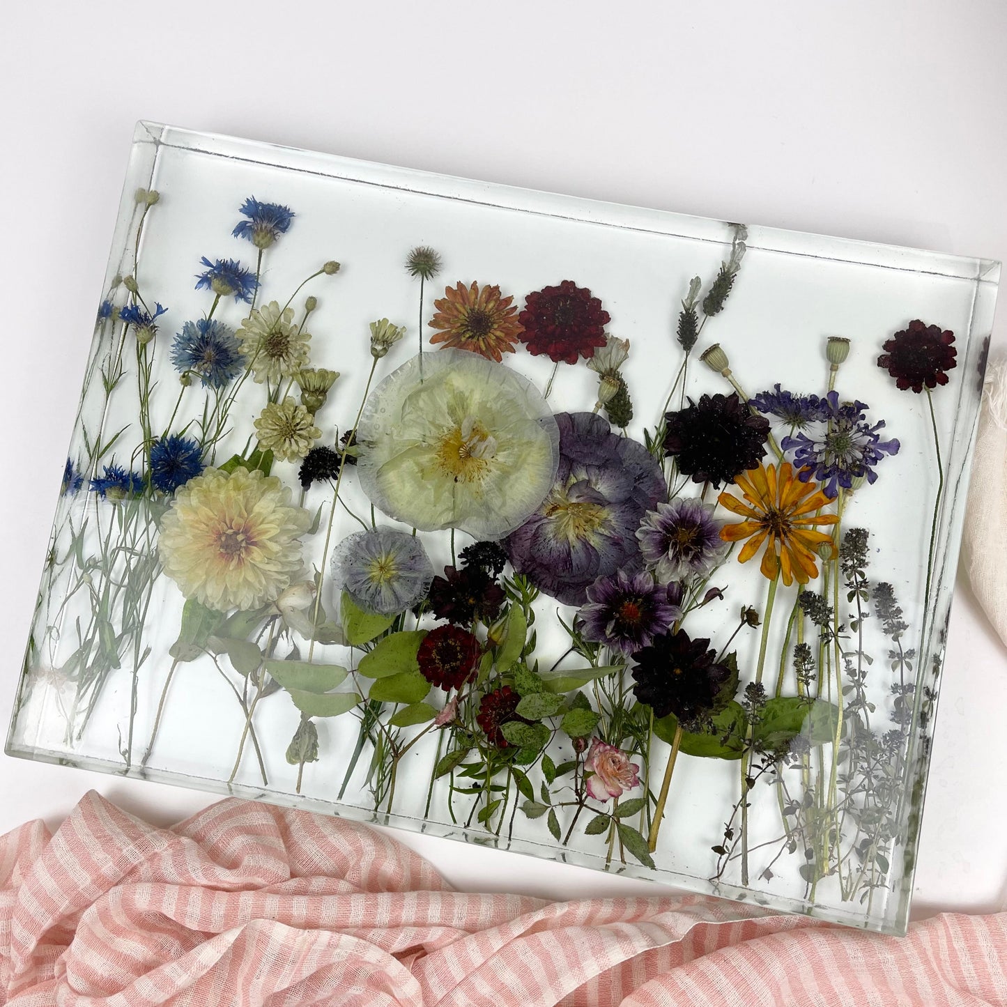 Resin Block 390x290mm - Summer blooms