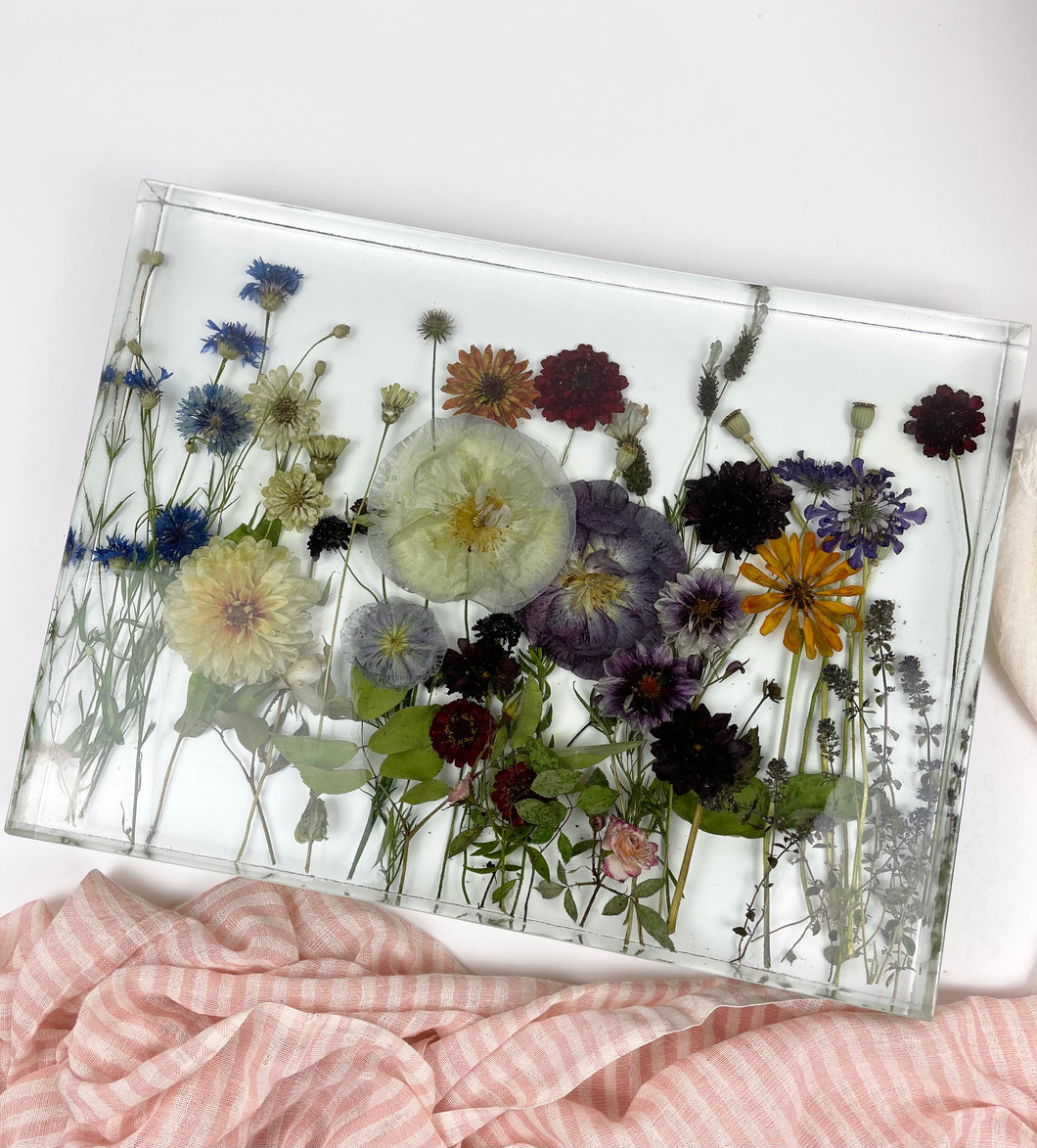 390x290mm resin block - Summer blooms
